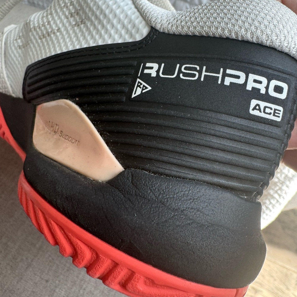 RushPro Ace Sneakers - Black and Red - Picture 3 of 5